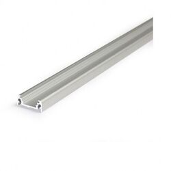 PROFILE PLAT ALUMINIUM ANODISE LONG 2M (20 x10MM) (sans diffuseu - 9831