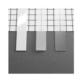 DIFFUSEUR PLAT TRANSPARENT 15,4MM POUR PROFILE LED 2M - 9854