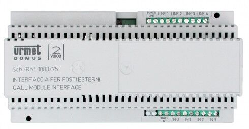 INTERFACE RELAIS DE COMMUTATION POUR 4 PLATINES PRINCIPALES 2VOICE - 1083/75