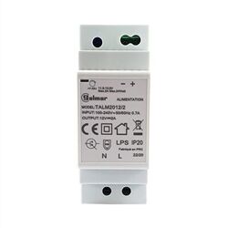 ALIMENTATION MODULAIRE 12 VCC 2A - BOITIER RAIL DIN 2 MODULES IP20 - TALM2012/2