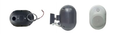 PAIRE DE HAUT-PARLEURS MURAUX 5" 2 VOIES 30W/100V IP55 BLANCHES - ACBCC5R