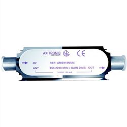 AMPLIFICATEUR DE LIGNE SATELLITE 20DB 950-2200 +20dB - AMPLI20PLUS - AMS918NUM