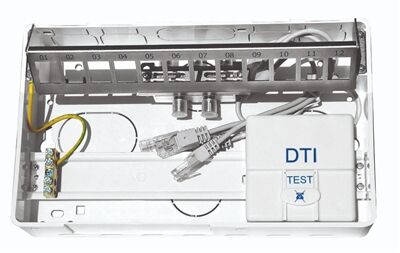 COFFRET DE COMMUNICATION GRADE3 RENOVATION EQUIPE 4 RJ45 CAT6A - CORENOG3-4