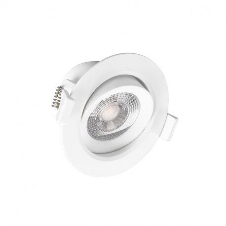 SPOT LED ORIENTABLE COB 5W 4000K 380LM IP20 38� BLANC - 763613