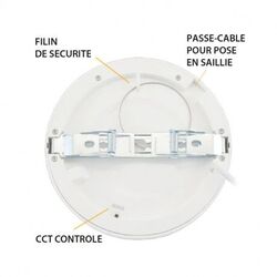 DOWNLIGHT LED ALDEBARAN 12W CCT 3000/4000/6000K 900/960LM IP42 IK06 �167- 77554