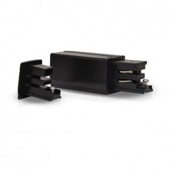 CONNECTEUR TRIPHAS&Eacute; ALIMENTATION ET FIN 220/240V - 16A MAX - DROITE NOIR - 82233