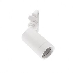 SUPPORT DE SPOT LED SUR RAIL 3 ALLUMAGES 1xGU10 IP20 CLASSE I BLANC - 8370