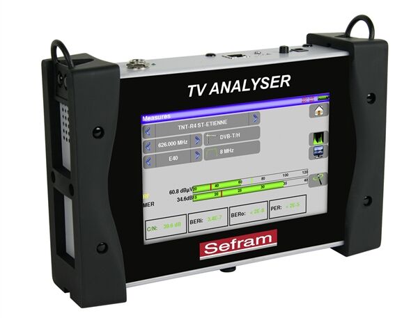 MESUREUR DE CHAMP TACTILE DVB T2 - S2 SEFRAM7849B