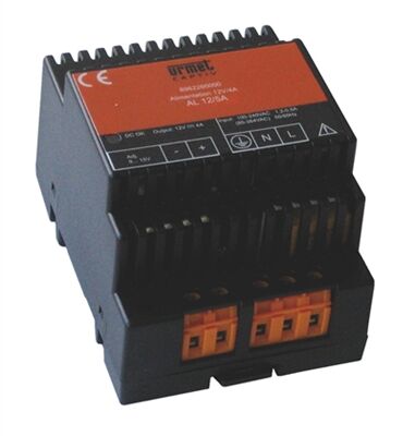 ALIMENTATION A DECOUPAGE 12Vcc / 5A - 4 MODULES DIN - AL12/5A