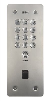 CLAVIER 22 CODES INOX 316L T25 VIGIK / PTT + BOUTON PORTE IP54 - CE20IM54