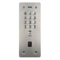 CLAVIER 22 CODES INOX 316L T25 VIGIK / PTT + BOUTON PORTE IP54 - CE20IM54