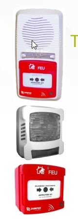 DIFFUSEUR SONORE FLASH RADIO AVEC REPETITEUR - DSL1710R