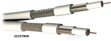CABLE COAXIAL DOUBLE 2 X 5MM 100M - TWINUC23