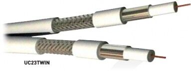 CABLE COAXIAL DOUBLE 2 X 5MM 100M - UC23TWIN1