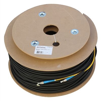 FIBRE OPTIQUE BLINDEE DOUBLE 200M PRE-CONNECTORISEE (FC/PC) VRD - O-FIB2002/C