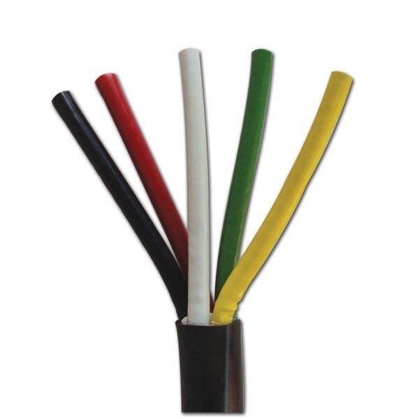 CABLE MULTICOAXIAL 5X17VATCPH CLASSE A GAINE NOIRE INT/EXT T.100M - VMULTI5A/100