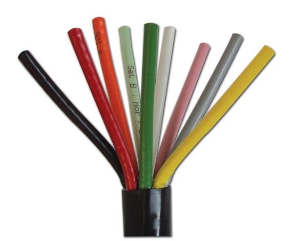 CABLE MULTICOAXIAL 9X17VATCPH CLASS A GAINE NOIRE INT/EXT - T100M - VMULTI9A/100