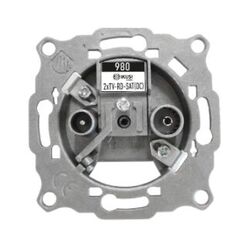 PRISE TERMINALE TV (4,5dB) +SAT (6dB) Passage CC SAT (sans plastron) - ARTU980