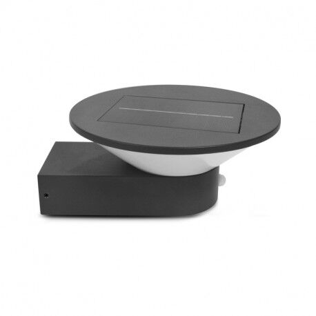 APPLIQUE LED SOLAIRE DETECTEUR IR + CREPUSCULAIRE 2,8W 3000K 120LM - 70468
