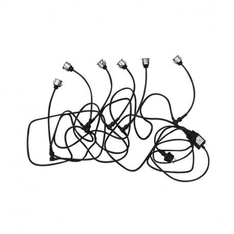 KIT SPOT LED TERRASSE ALU 6 x 0,6 W 4000K 6 x 6LM IP67 IK09 �35 - 70751