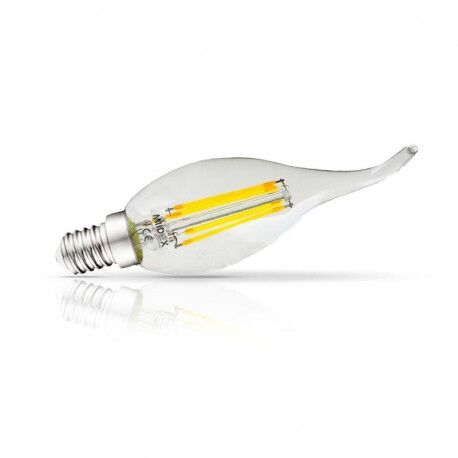 AMPOULE LED E14 4W 2700K 440LM 300� FILAMENT COUP DE VENT - 71237