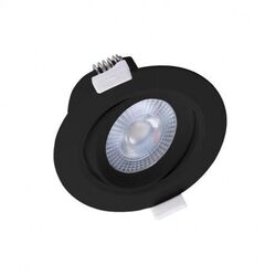 SPOT LED ORIENTABLE COB 5W 4000K 380LM IP20 38� NOIR - 7636130