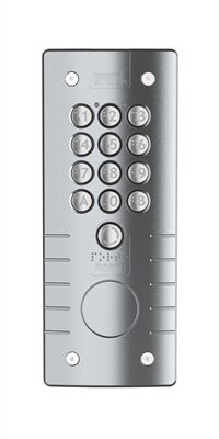 CLAVIER CODE CONNECT&Eacute; 2 FILS ANTI-VANDALE ZAMAK 12 TOUCHES - 16074002