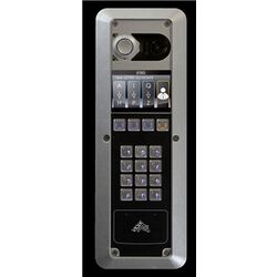 PLATINE A DEF 2VOICE ZAMAK GD AFFICHEUR + CLAVIER + VIGIK PLAT GRIS - D83/ZGLP