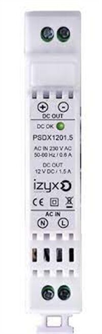 ALIMENTATION RAIL DIN 240V AC / 12-14 V DC / 1.5A - 1 MODULES - PSDX1201.5