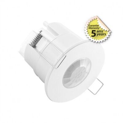 DETECTEUR DE MOUVEMENT INFRA ROUGE + CREPUSCUL ENCASTR&Eacute; 600W 360� BBC - 754932