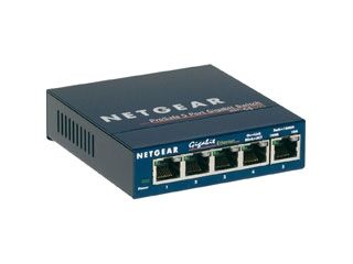 SWITCH ProSAFE 5 PORTS GIGABIT NETGEAR 12 VDC (10/100/1000 Mbit/sec) - GS105GE