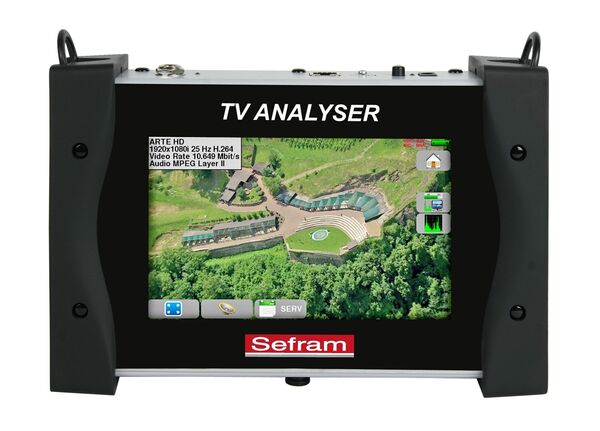 MESUREUR DE CHAMP TACTILE DVB-TS SEFRAM7848