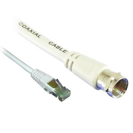 CORDON BALUN RJ45/F BLANC 0,30M (cabl&eacute; 7/8) CORDBALRJF - CR503S78A-0.3