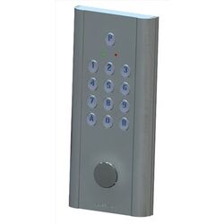 CLAVIER COD&Eacute; HAUSSMANN ARGENT T25 + BOUCHON 2 RELAIS ENCASTR&Eacute; - CHR559