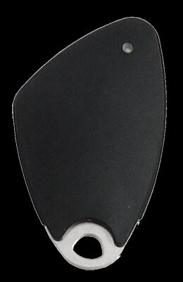 BADGE ELECTRONIQUE MIFARE MAIN LIBRE insert alu grav&eacute; NOIR - 08-0120