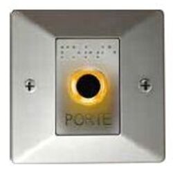 BOITIER D'ENCASTREMENT POUR BOUTON POUSSOIR UB-One 34-001 CHROME MAT - 12-0184