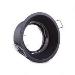 SUPPORT DE SPOT ORIENTABLE ROND �85 BASSE LUMINANCE NOIR - 77270