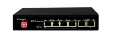 SWITCH PoE 4 PORTS + 2GE UPLINK GIGABIT EXTERNAL PS - IPSWP06N01A