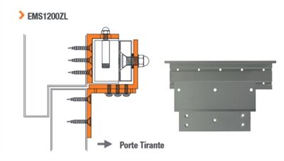 KIT &Eacute;QUERRE Z AJUSTABLE ET L POUR VENTOUSES EM SERIE EMS1200 - EMS1200ZL