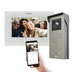 KIT VILLA VIDEO SOUL ACCESS + CLAVIER COD&Eacute; 1 BP MONITEUR 7" WIFI - GS5113/ART7W