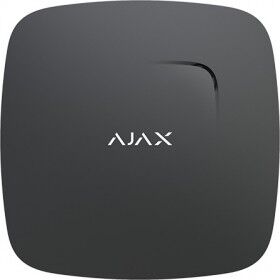 DETECTEUR DE FUM&Eacute;E AVEC CAPTEUR DE TEMP&Eacute;RATURE NOIR - AJ-FIREPROTECT-B