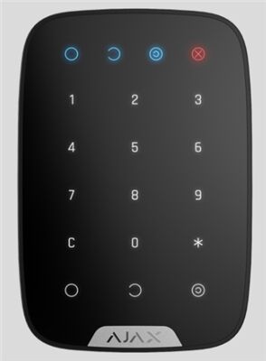 CLAVIER IND&Eacute;PENDANT BIDIRECTIONNEL SANS FIL 868MHz Jeweller NOIR - AJ-KEYPAD-B