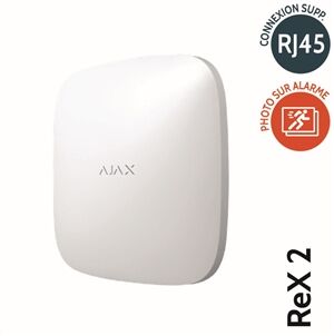 R&Eacute;P&Eacute;TEUR SANS FIL ET ETHERNET PRISE DE PHOTO BLANC 30400213 - AJ-REX2-W