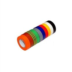 LOT DE 10 RUBANS ADH&Eacute;SIFS COULEURS PANACH&Eacute;ES 10M x 15mm - 72010