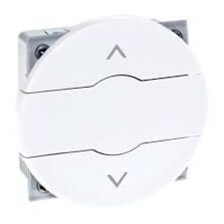 COMMANDE VOLETS ROULANTS INTERRUPTEUR 6A 3 POSITIONS BLANC COM&Egrave;TE - 61123