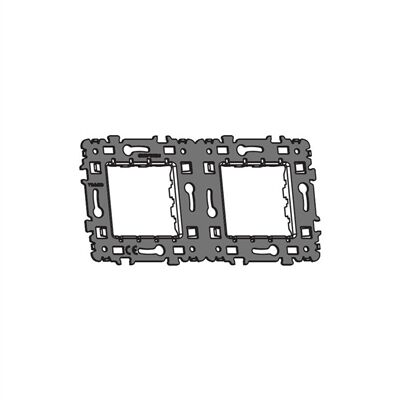 PLAQUE DOUBLE METAL 2P COMETE - 61132