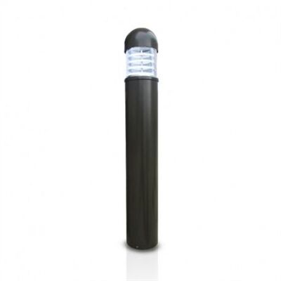 POTELET TRANSPARENT GRIS 230V 25W 4000K 1750 LM IP65 IK10 ROND - 70804