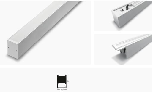 LINEAIRE LED LIGNE EVOLINK 1200mm 36W CCT 3/4/5000K 3600LM BLAN- LS36EVO120CCT01
