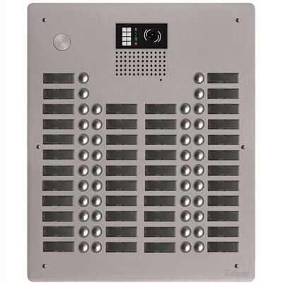 PLATINE ALU HAUT RISQUE GB2 44BP 4 RANGEES - GTV62/444