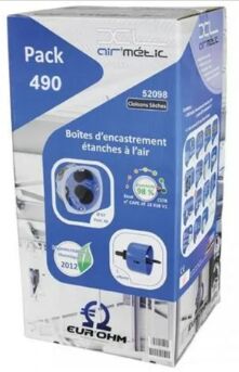 PACK DE 490 BOITE AIR'METIC �67/68mm P40mm + SCIE CLOCHE 52061 x 490- 52098